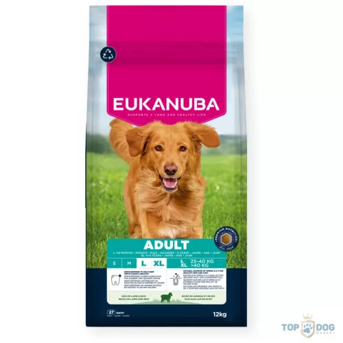 Eukanuba Adult Lamb & Rice Large kutyatáp 12kg