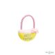 Húsvéti kutyajáték sárga kosár 22 cm