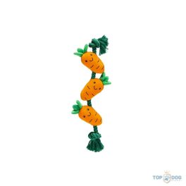Húsvéti kutyajáték köteles répa 38 cm