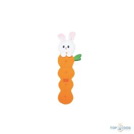   Húsvéti kutyajáték plüss interaktív húsvéti répa 60 cm