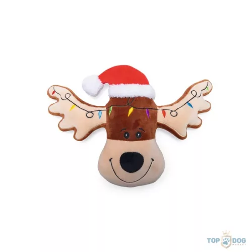 Karácsony Plüss Kutyajáték Rudolf 36 cm