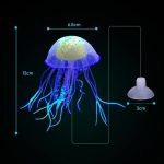 Fluoreszkáló Meduza 8*8*15.5cm / 1db