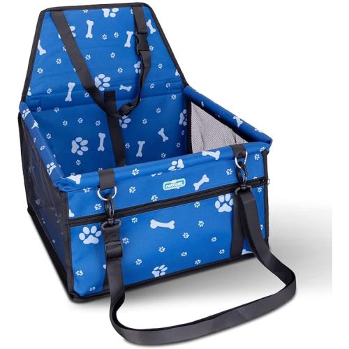 Autós kutyahordozó táska 40X35X45 cm, kék Jk 40332