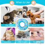 Műtét utáni gallér belső átmérő: 7,5 cm, külső átmérő: 22 cm KÉK