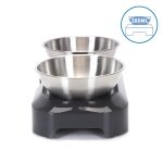 Dönthető fém dupla tál