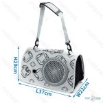 Kisállat szállító táska 37x22x20 cm 15kg ig