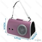 Kisállat szállító táska Bordeaux 37x22x20 cm 15kg ig 