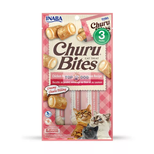 Inaba Ciao Churu Bites Csirkés wrap tonhallal, lazaccal 3*10gr