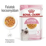 Royal Canin 12*85gr Kitten Chunks in jelly nedves macskaeledel kölyök cicáknak