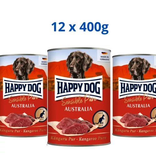 Happy Dog Australia 12x400g konzerv Kenguru 