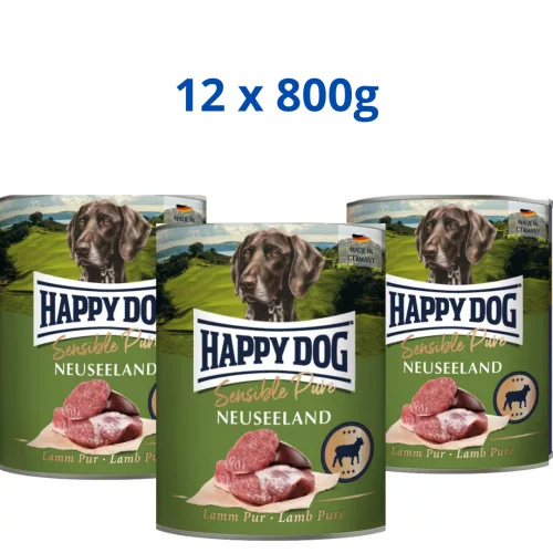 Happy Dog Neuseeland 12x800g konzerv Bárány
