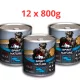 Spirit of Nature Dog 12x800g konzerv Tonhallal és lazaccal 
