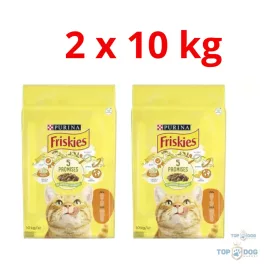 Friskies 2x10kg Száraz Macska Csirke+Zöldség 
