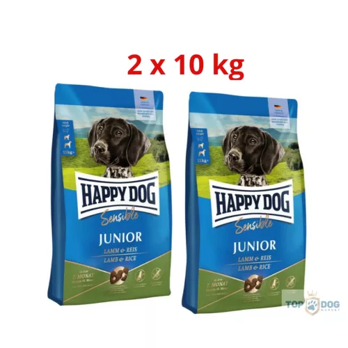 Happy Dog 2x10kg Junior Lamb&Rice