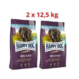 HAPPY DOG 2x12,5kg SENSIBLE IRELAND NYÚLHÚSSAL