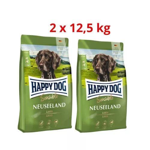 Happy Dog 2x12,5kg Sensible Neuseeland Bárány 
