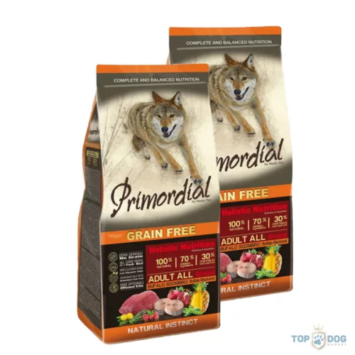 Primordial 2x12kg Grain Free Adult Buffalo&Mackerel