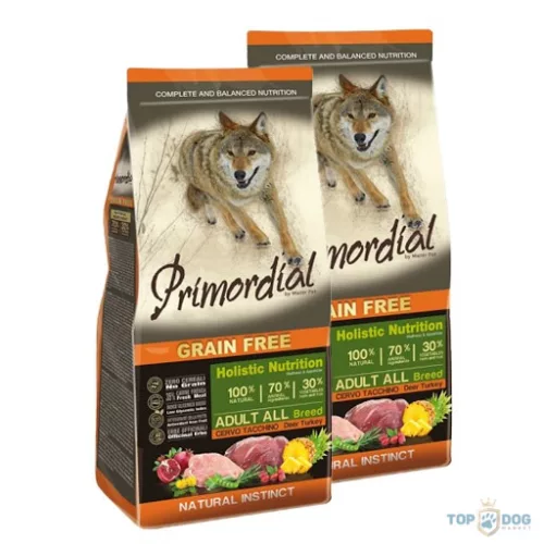 Primordial 2x12kg Grain Free Adult Deer&Turkey 