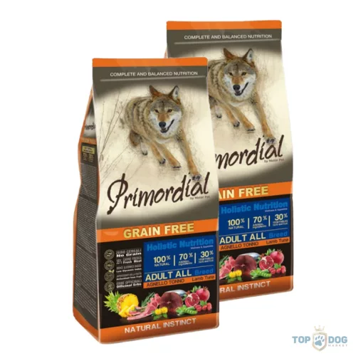 Primordial 2x12kg Grain Free Lamb&Tuna 