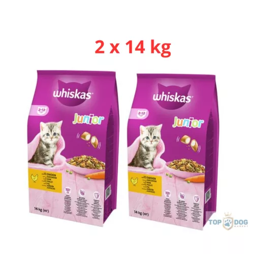 Whiskas 2x14kg Junior 