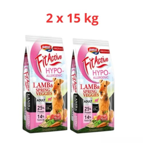 FITACTIVE 2x15KG Originals ADULT HYPOALLERGENIC LAMB&SPRING VEGGIES