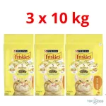 Friskies 3x10kg Száraz Macska Csirke+Zöldség 