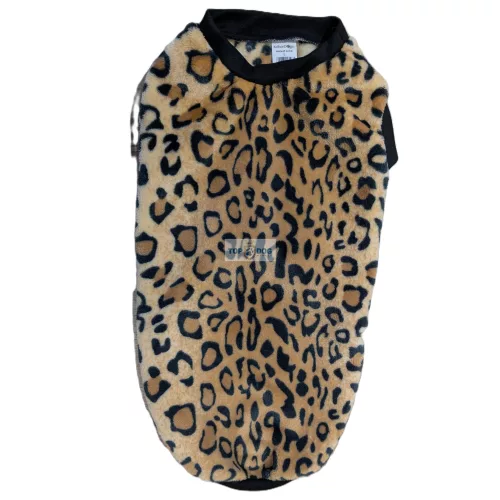Wellsoft Leopárdos pulcsi M 35cm