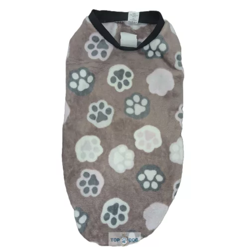 Wellsoft Barna alapon mancsos pulcsi S 30cm