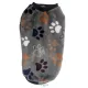 Wellsoft Barnás szürkés színes tappancsokkal pulcsi M 35cm