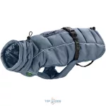 Hunter Paxon 33 cm pufi kabát törpe tacskónak szürkéskék