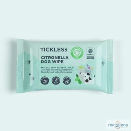   Tickless® Természetes kullancs, bolha és szúnyogriasztó nedves törlőkendő 20db