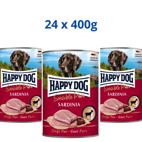 Happy Dog Sardinia konzerv Kecske 24x400g