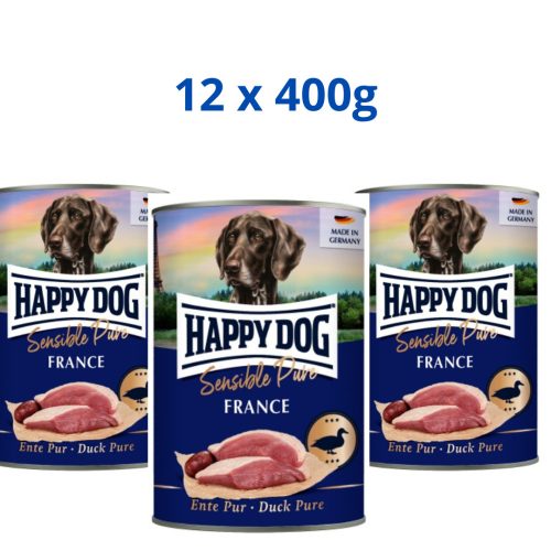 Happy Dog France konzerv Kacsa 12x400gr