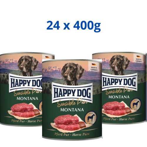 Happy Dog Montana konzerv Lóhús 24x400g