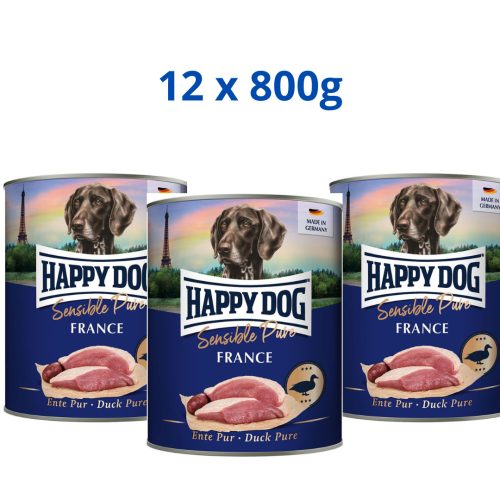 Happy Dog France konzerv Kacsa 12x800gr