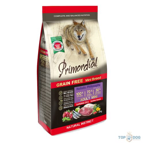 Primordial Grain Free Adult Mini Sardinia & Goose 2kg
